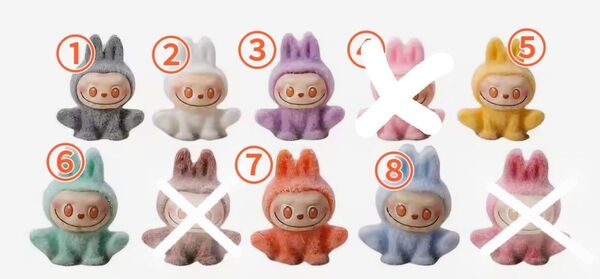 ラブブ ミニフィギュア デコパーツ