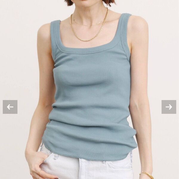 アパルトモン【 GOOD GRIEF! グッドグリーフ 】SQUARE NECK TANK TOP / タンクトップ 日本製 新品