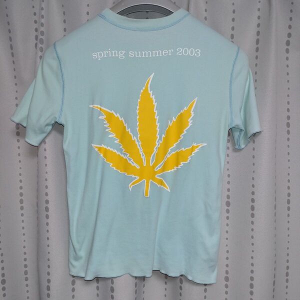 【Lサイズ】中古 ルシアン・ペラフィネlucien-pellat-finet 半袖Tシャツ ライトブルー light blue
