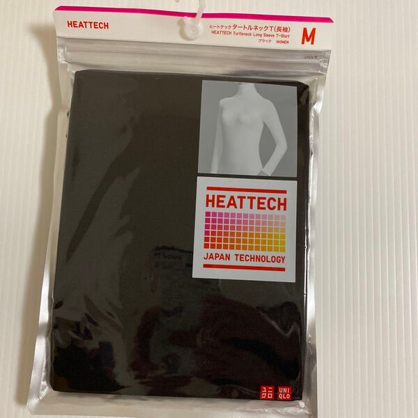 ユニクロ ヒートテックタートルネックT(長袖) M ブラック 未使用