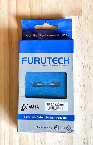 ★☆★FURUTECH フルテック オーディオ用ヒューズ 20mm TF-2A 2アンペア 貴重品 ★☆★