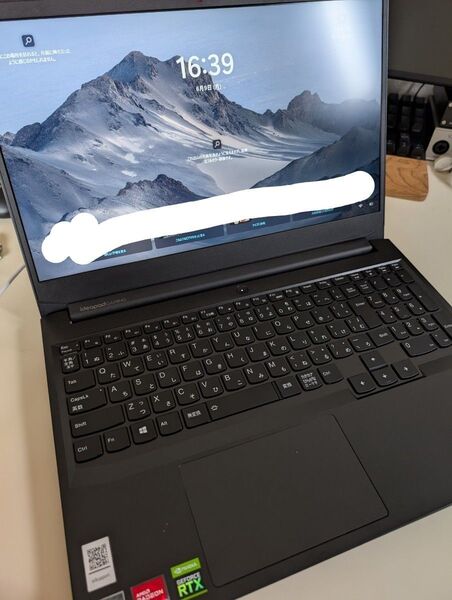 ideapad gaming 3 15ach6 5800H 3050Ti ゲーミングノート