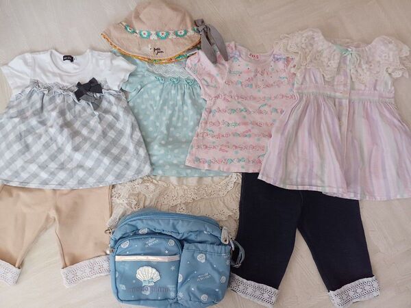 子供服 90~100 メゾピアノ MIKI HOUSE BE BE Petit main Petit Jam 9点