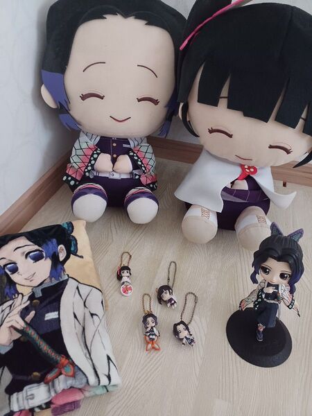 鬼滅の刃 胡蝶しのぶ 栗花落カナヲ ぬいぐるみ キーフォルダー他 まとめ