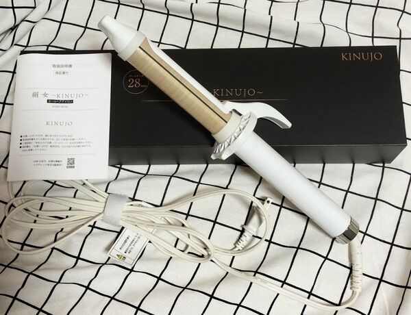 絹女 キヌージョ カールアイロン ヘアアイロン コテ KC028 28mm KINUJO