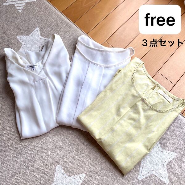 アローズ ナチュラルビューティー などブラウス トップス 3点セット free S