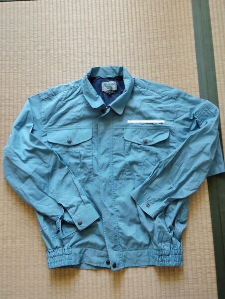 中古 自重堂 長袖 ブルゾン ミストブルー Lサイズ 作業服 作業着 ミドリ安全 購入 ジャンバー