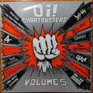 Oi! chartbusters volume 5 LP 80'S oi! skins スキンズ ルードボーイズ