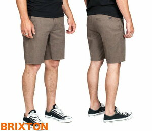 Brixton Toil II Short Heather Brown W28