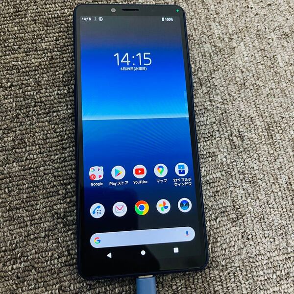 【ジャンク品】SONY XPERIA 10 Ⅱ SO-41A ブルー SIMトレー欠品 電源不安定