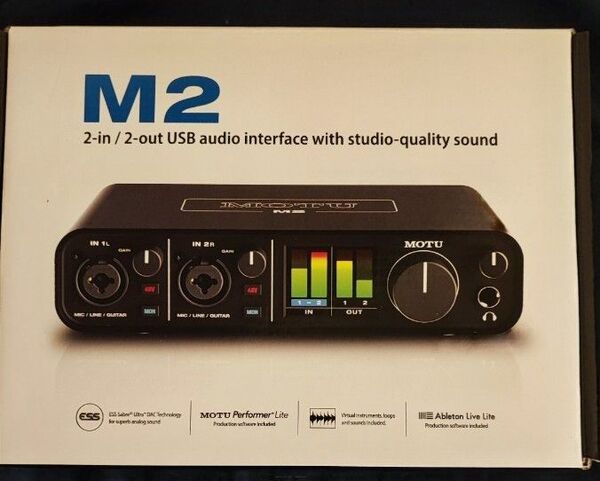 MOTU M2 オーディオインターフェース