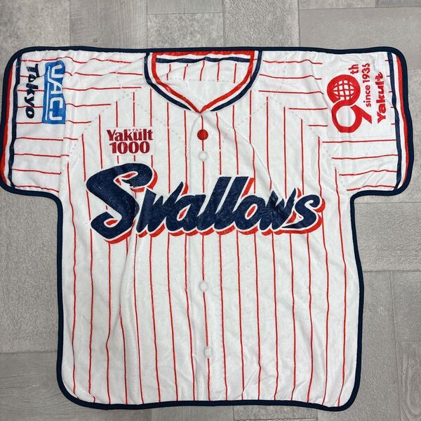 未使用ヤクルトスワローズ プロ野球 ユニフォーム型ブランケット 非売品