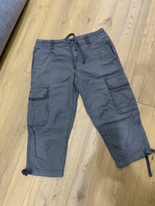 ★トミーフィルフィガー TOMMY HILFIGER パンツ カーゴパンツ クロップドパンツ モスグリーン size32