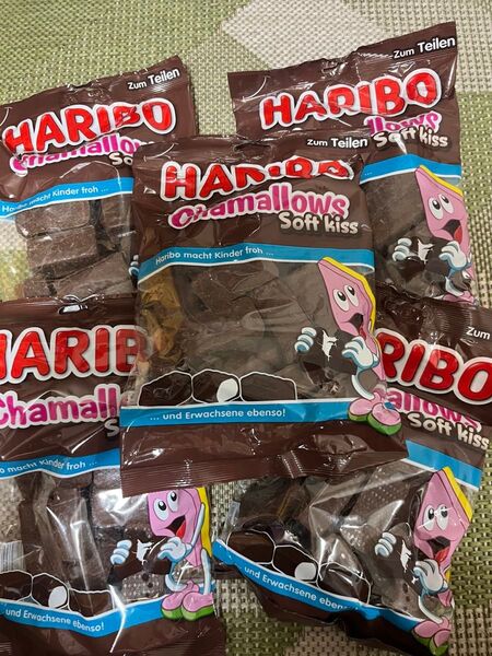 HARIBO日本未販売chamallowssoft kissチョコマシュマロおまとめ5点 ハリボーチョコマシュマロ