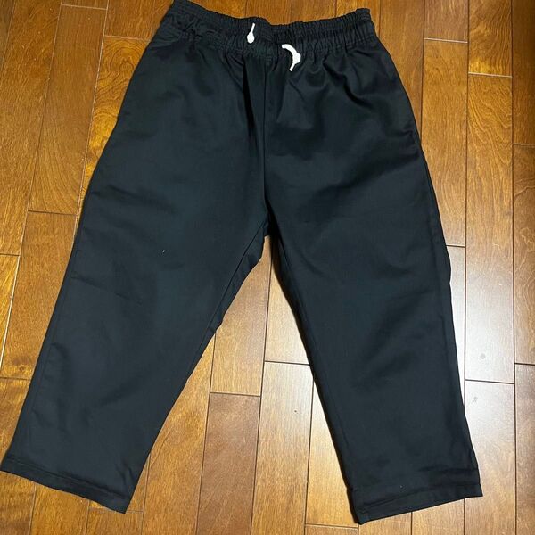値下げ 超美品 七分丈パンツ クロップドパンツ ブラック メンズ Mサイズ
