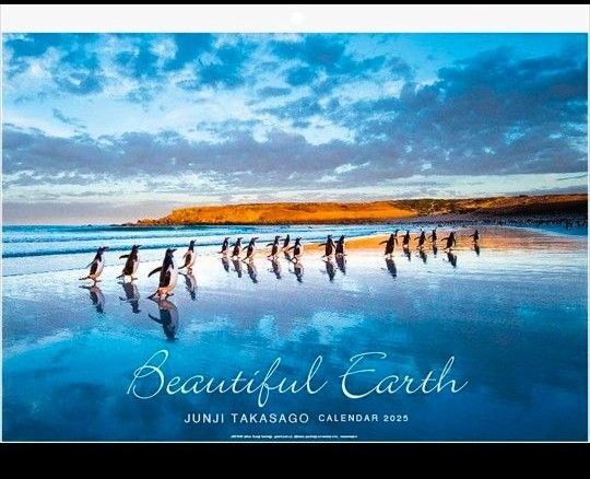 2025年 Beautiful Earth/高砂淳二カレンダー 壁掛け 自然