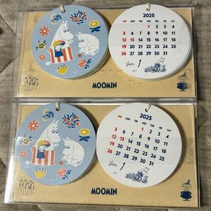 2025年 ムーミン 卓上カレンダー 2個セット NK4111