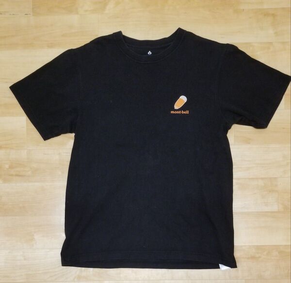 mont-bell■メンズTシャツ黒(M) 木の実