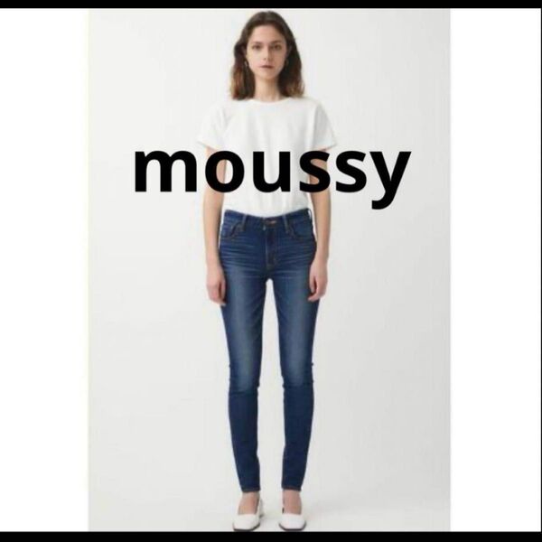 moussy マウジー ジーンズ ジーパン スキニー デニム 25インチ M デニムジーンズ ストレッチ