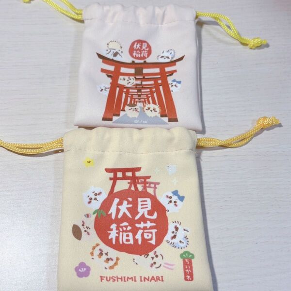 ちいかわもぐもぐ本舗 京都 巾着 巾着袋