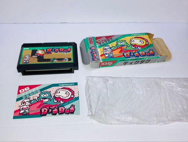 ファミコンソフト ディグダグ 箱説付き