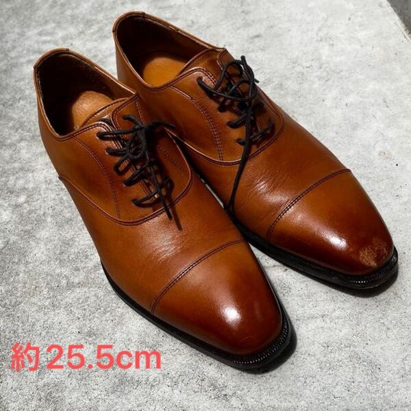 BEAMS 革靴 レザーシューズ ブラウン ビジネスシューズ 約25.5cm