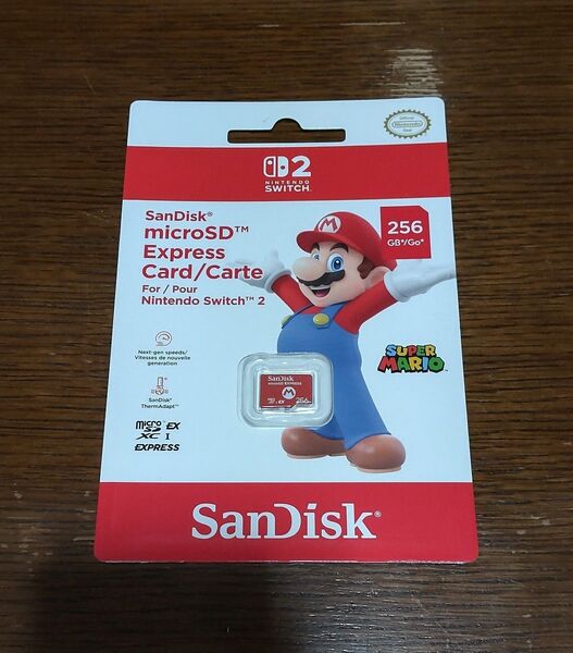 新品・未開封 SanDisk microSD Express Card 256GB For Nintendo Switch 2