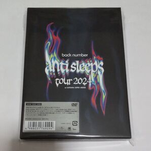 新品・未開封 back number anti sleeps tour 2024 通常盤 3DVD