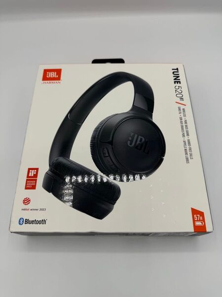 新品未使用未開封 ワイヤレスオンイヤーヘッドホン Tune 520BT JBLT520BTBLK Black Bluetooth