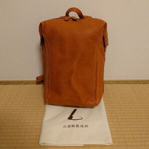 未使用に近い 土屋鞄 トーンオイルヌメ ソフトミディアムバックパック 通勤 通学