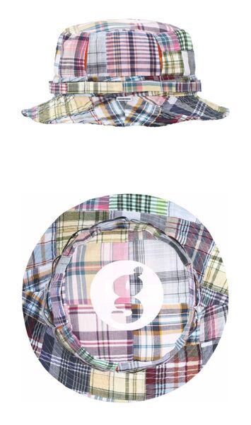 Supreme GOODENOUGH Patchwork Madras Crusher Muticolor S/M ハット