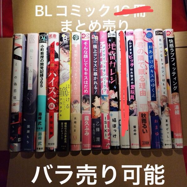 BLコミック まとめ売り 藤峰式 園瀬もち おまゆ 夏村げっし 露久ふみ 佐藤もぶ 特典付き リーフレット 描き下ろしペーパー