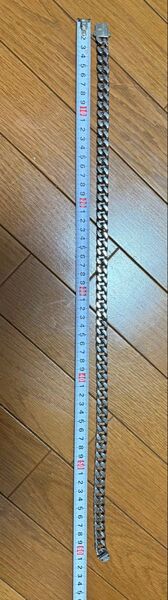 【未使用】シルバー 喜平 チェーンネックレス 約60cm サージカルステンレス