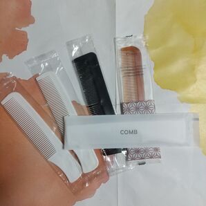 ☆ホテルアメニティ『COMB(くし)』5本セット(未開封)