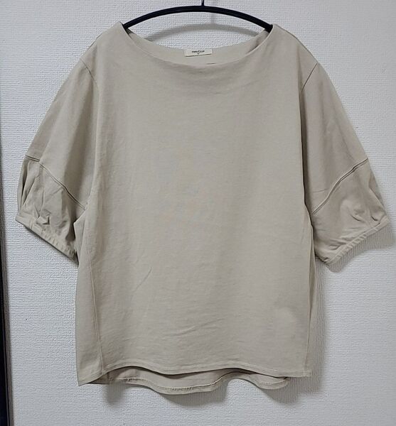 studioCLIP カットソー 半袖Tシャツ ベージュ L