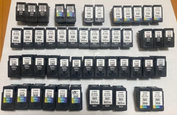 使用済 キヤノン Canon インクカートリッジ 純正のみ 50個 空インク