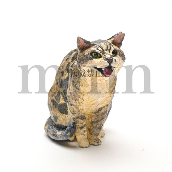 【未開封】AIP はしもとみお 猫の彫刻2 ママン カプセルトイ ガチャ フィギュア