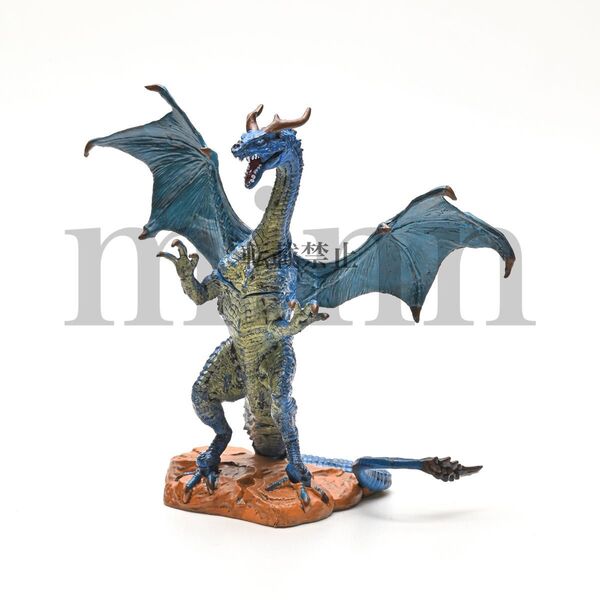 【未開封】海洋堂 フィギュアミュージアム オリジナル 限定 ドラゴン フィギュア ブルー カプセルトイ ガチャ