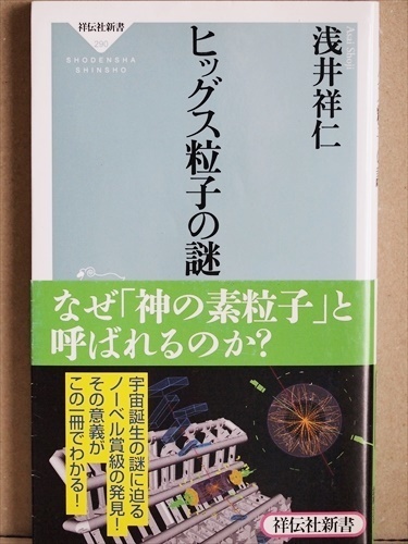 『ヒッグス粒子の謎』　2012年7月4日　スイス・ジュネーヴ　「最後の素粒子」　ピーター・ヒッグス　浅井 祥仁　新書　★同梱ＯＫ★