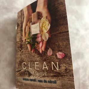 新品CLEAN RESERVE アクアネロリ オードパルファム サンプル