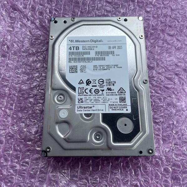 Western Digital 3.5インチ HDD 4TB