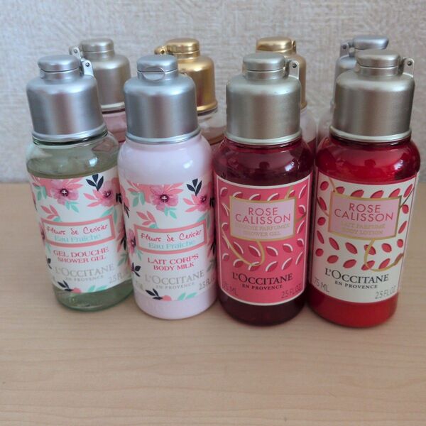 ロクシタン シャワージェル4点 ボディミルク4点 75ml