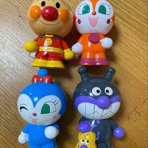 アンパンマン フィギュア 4体セット ソフビ