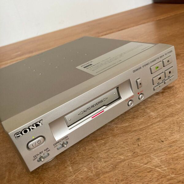希少 レトロ SONY STEREO カセットデッキ TC-TX333 稼働品