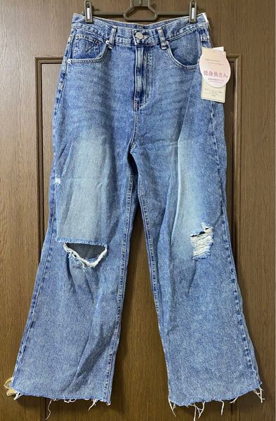 デニム ダメージジーンズ パンツ しまむら デニムパンツ