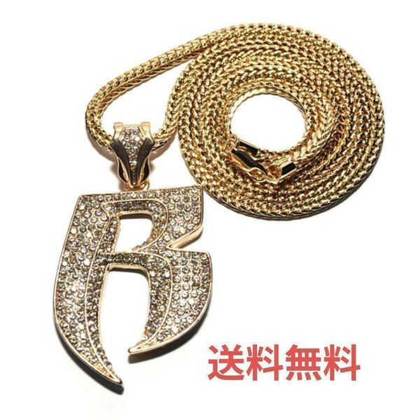 【新品】 ゴールド ネックレス CZダイヤモンド マイアミHIPHOPジュエリー