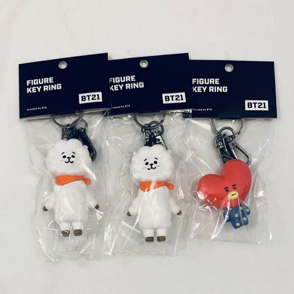 BTS bt21 フィギュアキーリング RJ TATA セット