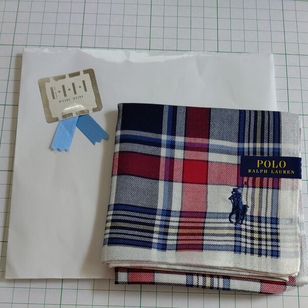 POLO RALPH LAUREN ポロ ラルフローレン ハンカチ 日本製