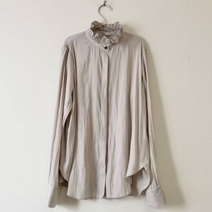 VERMEIL par iena 衿フリルカッセンツイルブラウス