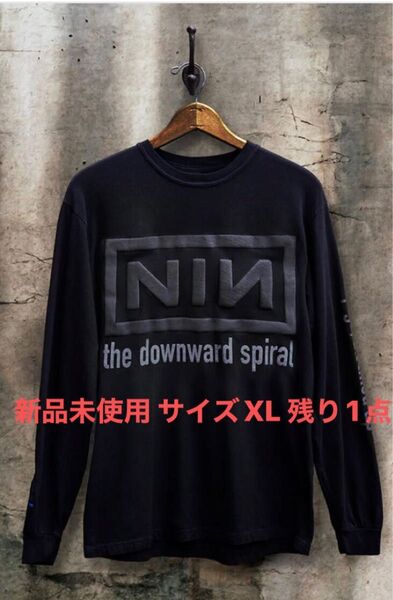 残り1点 新品未使用 公式 Nine Inch Nails ナインインチネイルズ ロングTシャツ ロンT 長袖 サイズXL ロンT